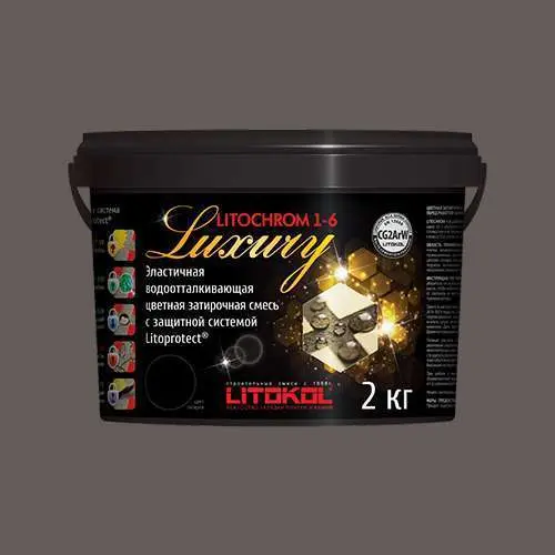 Затирочные смеси Litokol Litohrom Luxury 1-6 C.40 антрацит 2 кг