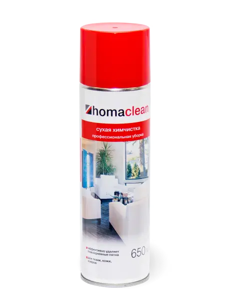 Средство для ухода Homaclean сухая химчистка, аэрозоль 650 мл